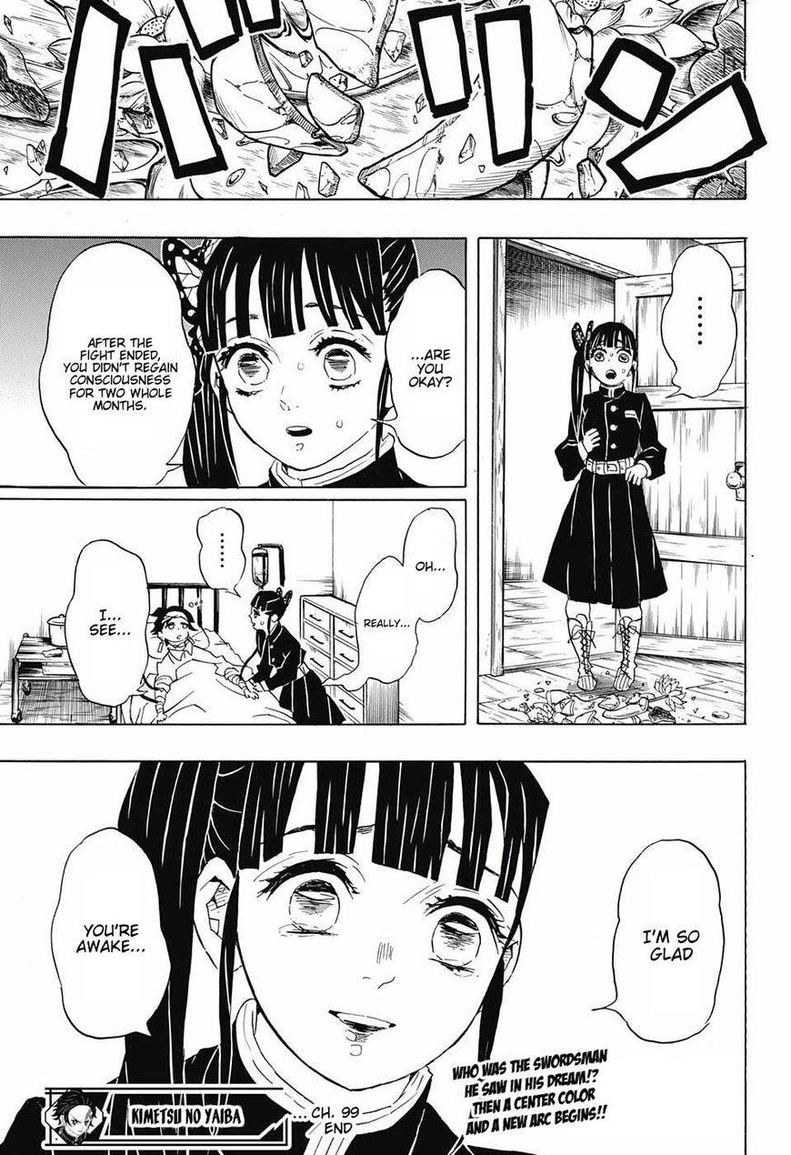 Kimetsu no Yaiba Chapter 99 page 19 - Chapter 99: Someone's Dream