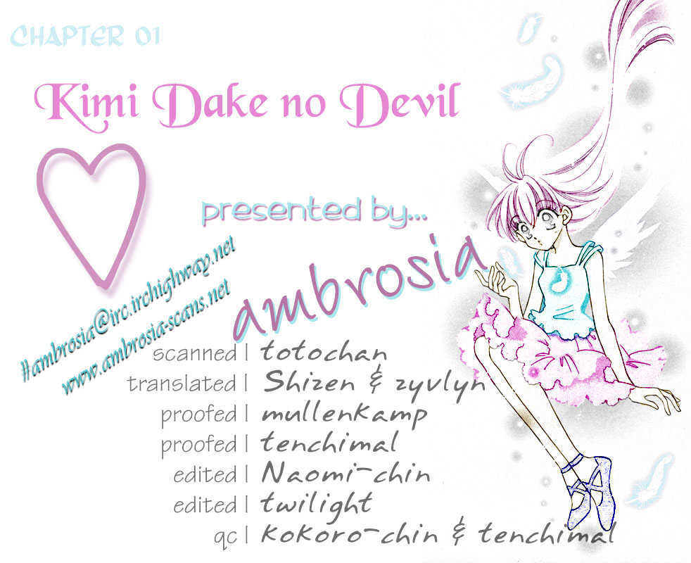 Kimi Dake no Devil Chapter 1 page 1 - Chapter 1 : Ch. 1