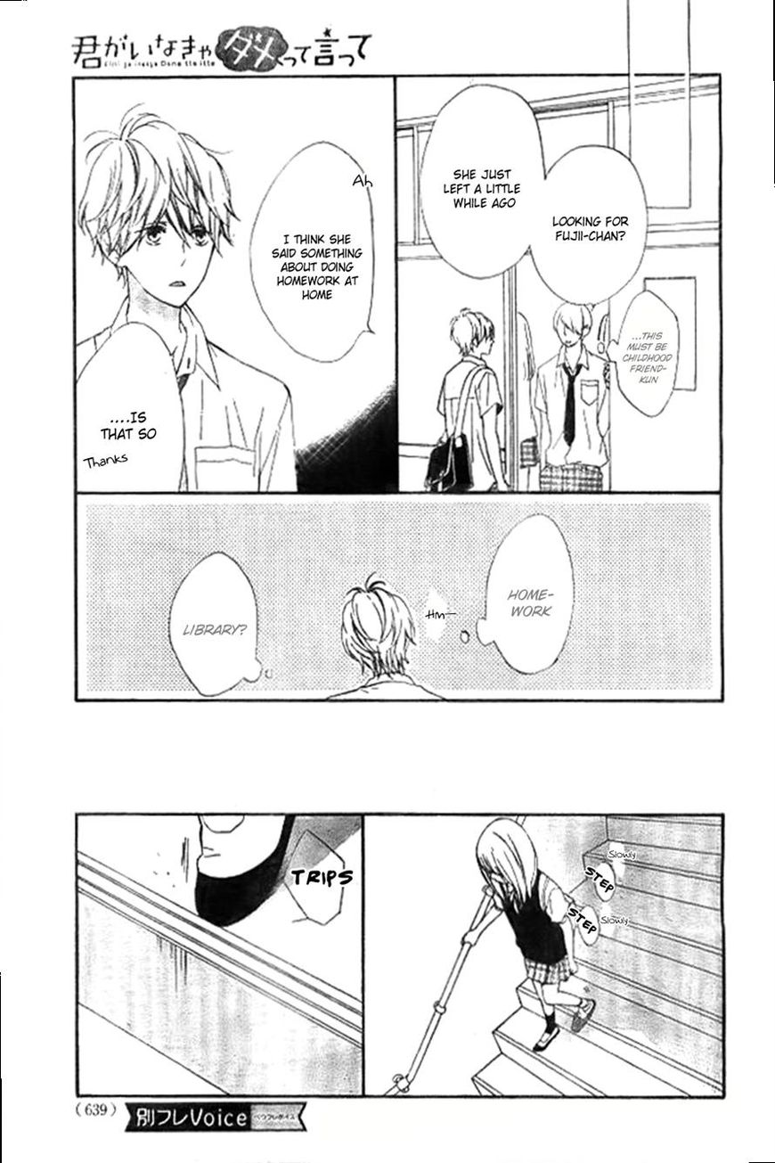 Kimi ga Inakya Dame tte Itte Chapter 7 page 19 - Chapter 7