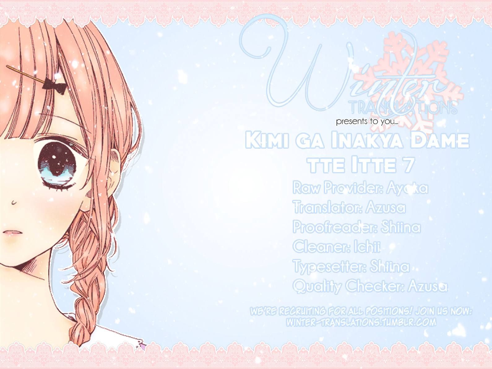 Kimi ga Inakya Dame tte Itte Chapter 7 page 41 - Chapter 7