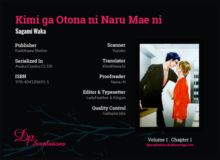 Kimi ga Otona ni Naru Mae ni Chapter 1 page 1 - Chapter 1 : Before You Become an Adult - Part One