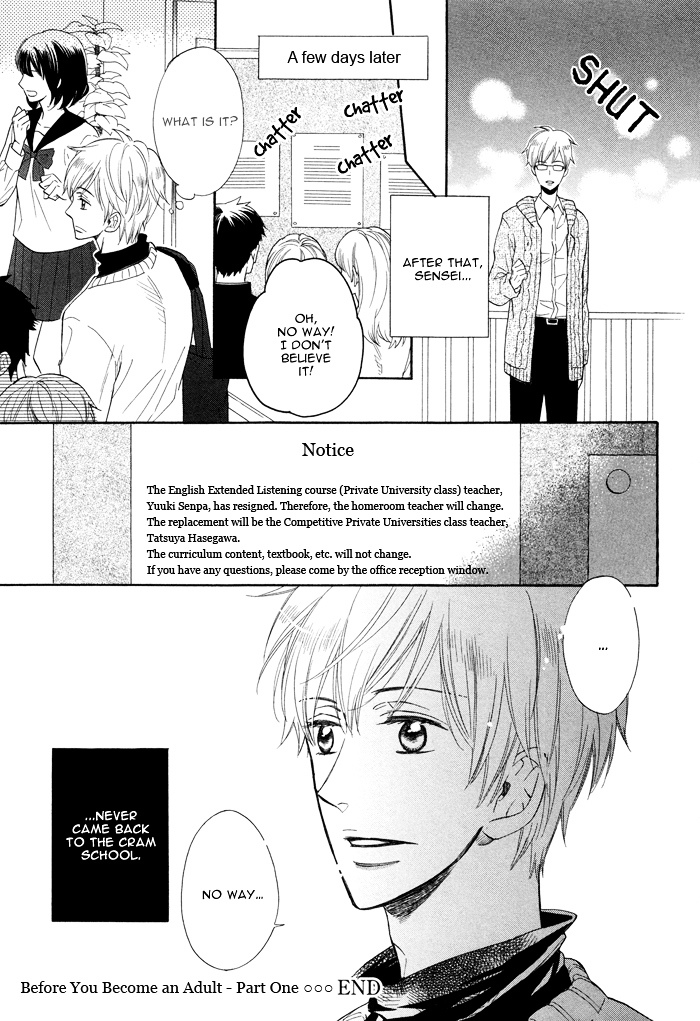 Kimi ga Otona ni Naru Mae ni Chapter 1 page 41 - Chapter 1 : Before You Become an Adult - Part One