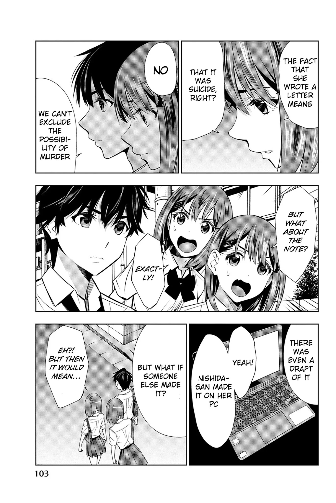 Kimi ga Shinu Natsu ni Chapter 17 page 28 - Chapter 17: Nishida-san's Suicide Note
