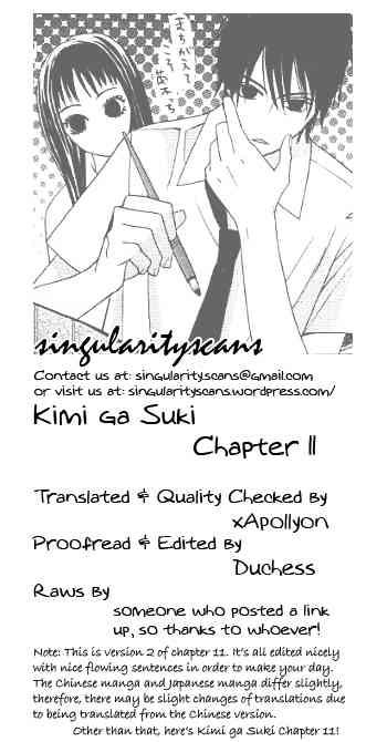 Kimi ga Suki Chapter 11 page 43 - Chapter 11: Proof