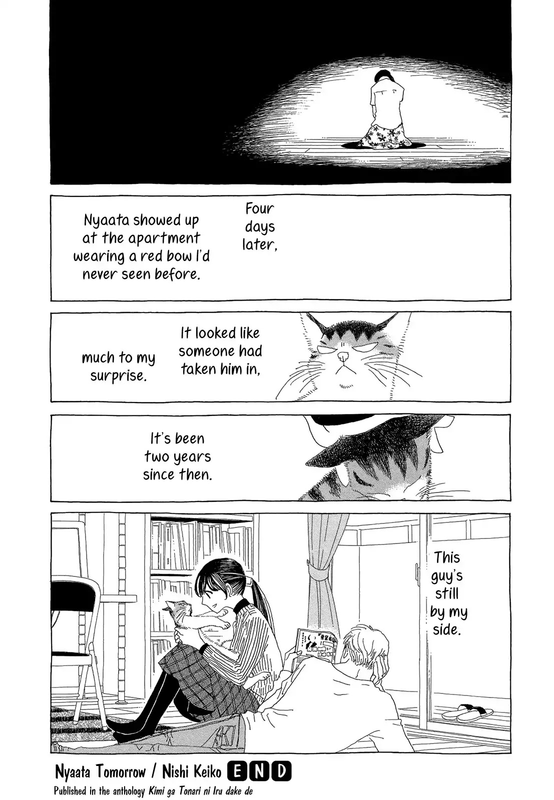 Kimi ga tonari ni iru yo dake de ~Ai subeki Doubutsu tachi~ Chapter 3 page 8 - Chapter 3: Nyaata Tomorrow (Keiko Nishi)