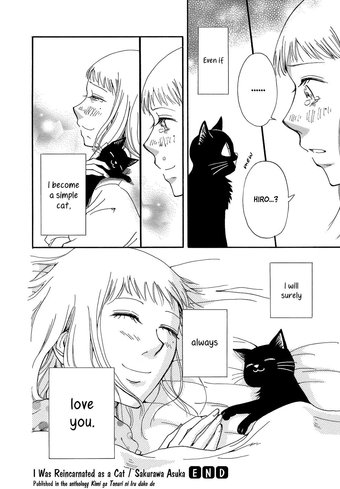 Kimi ga tonari ni iru yo dake de ~Ai subeki Doubutsu tachi~ Chapter 7 page 36 - Chapter 7: I Was Reincarnated as a Cat