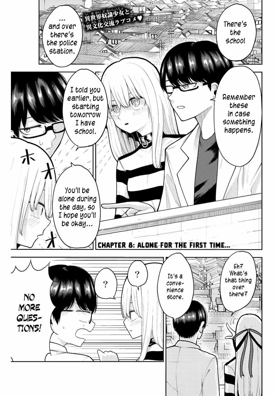 Kimi janakya Dame na Dorei Shoujo Chapter 8 page 1 - Chapter 8: Alone for the first time...