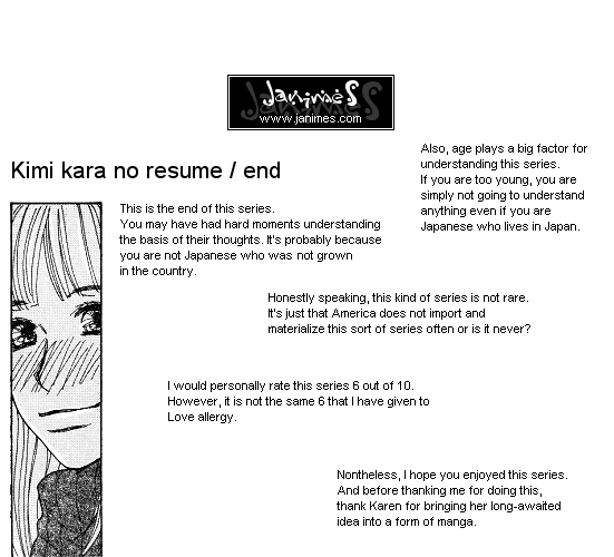 Kimi Kara no Resume Chapter 31 page 37 - Chapter 31