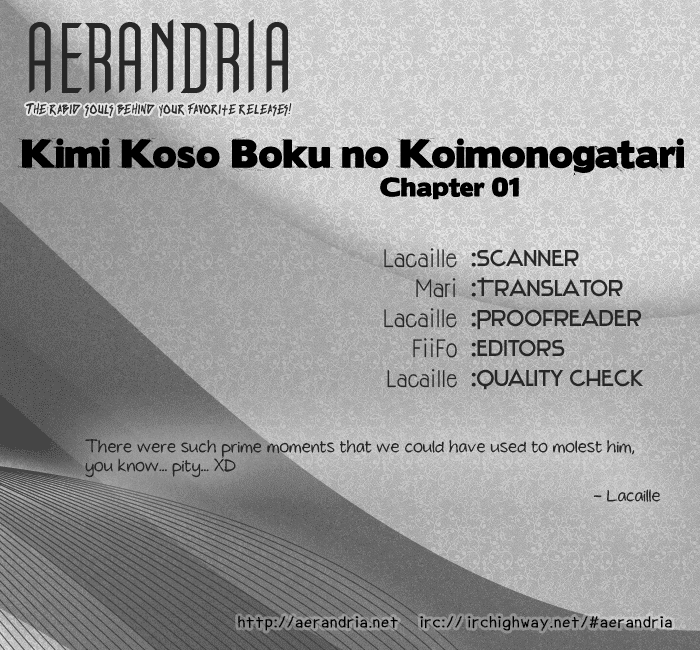 Kimi Koso Boku no Koimonogatari Chapter 1.2 page 3 - Chapter 1 v2 : Episode 1: The Moment I Met You