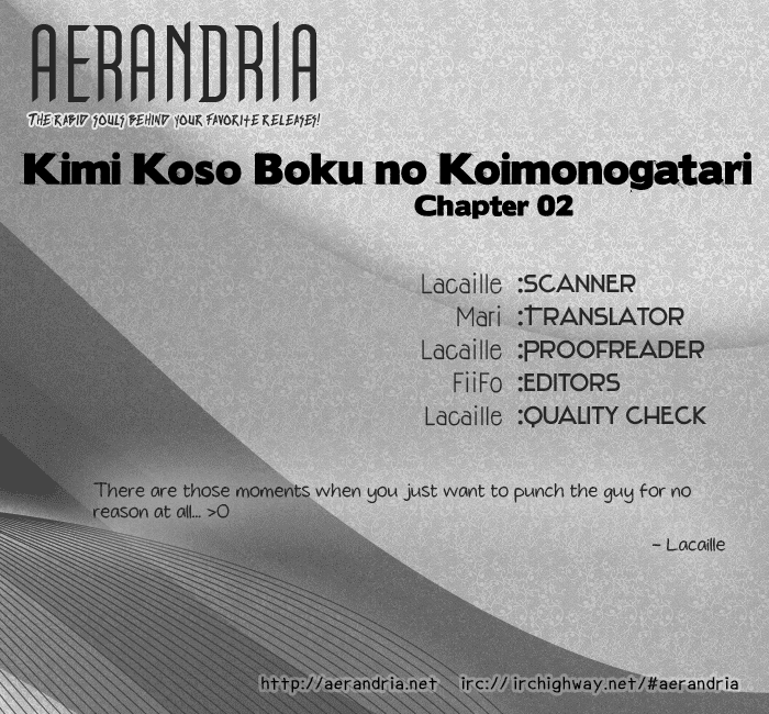 Kimi Koso Boku no Koimonogatari Chapter 2.2 page 2 - Chapter 2 v2 : Episode 2: When We Rushed Ahead