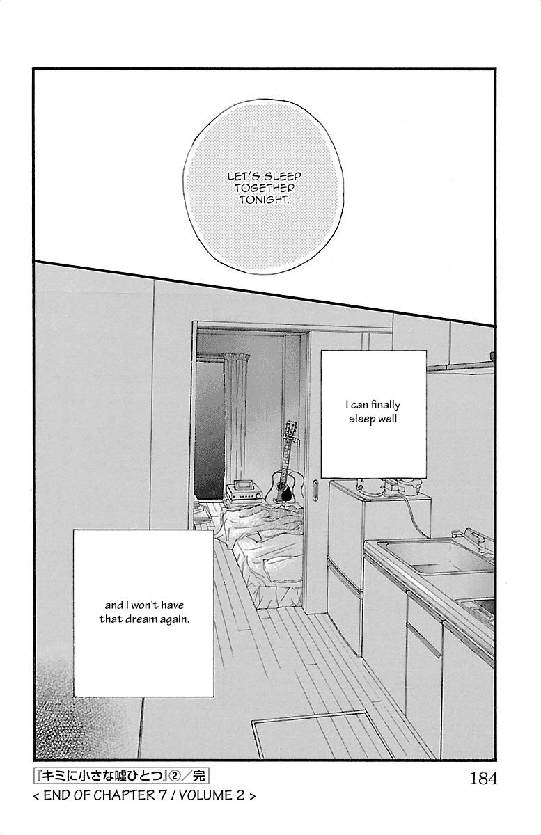 Kimi ni Chiisana Uso Hitotsu Chapter 7 page 61 - Chapter 7 : +EXTRA