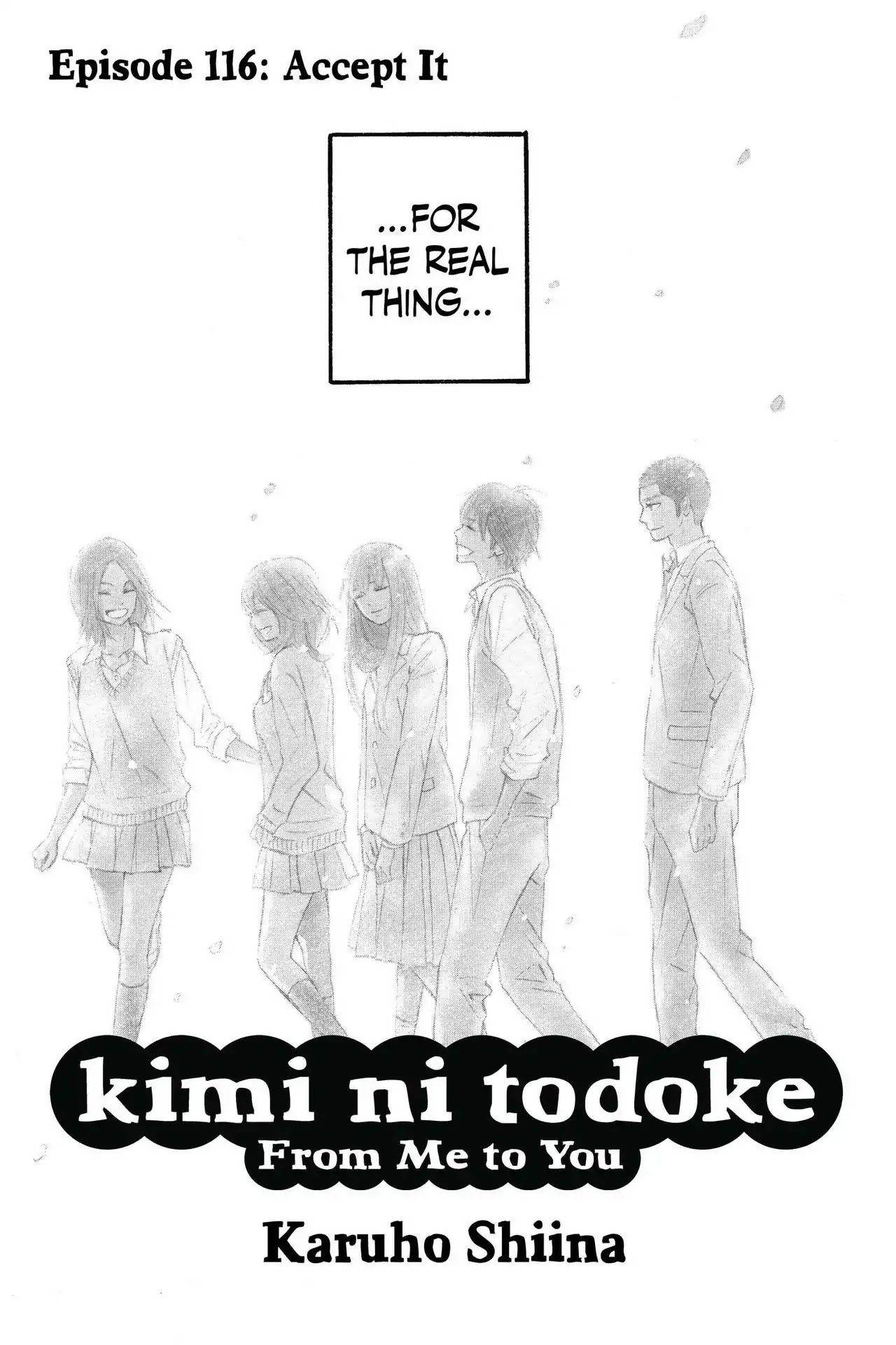 Kimi ni Todoke Chapter 116 page 6 - Chapter 116: Accept It
