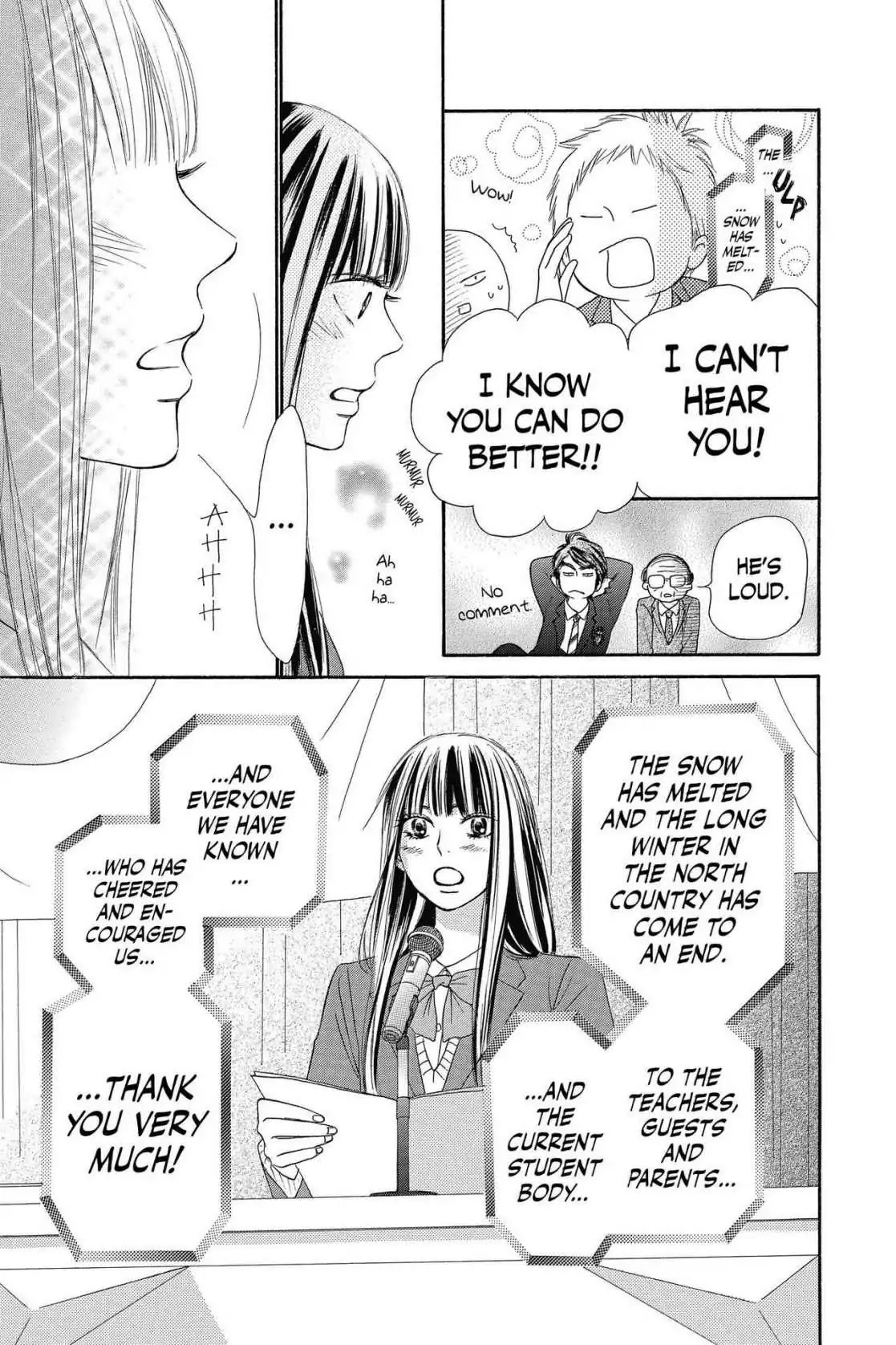 Kimi ni Todoke Chapter 119 page 9 - Chapter 119: Graduation