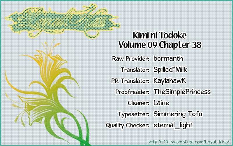 Kimi ni Todoke Chapter 38 page 1 - Chapter 38 : Reaching