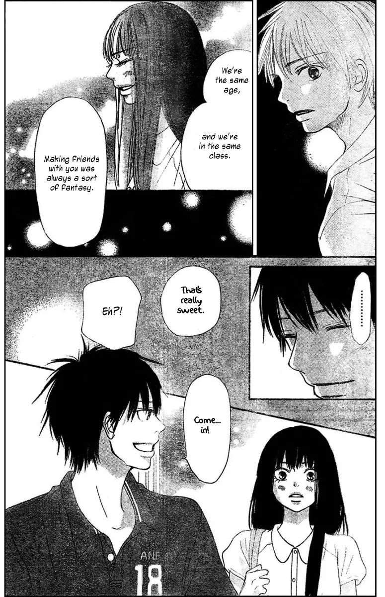 Kimi ni Todoke Chapter 52 page 18 - Chapter 52 : The Two of Them Slowly Walked Down The Road Together