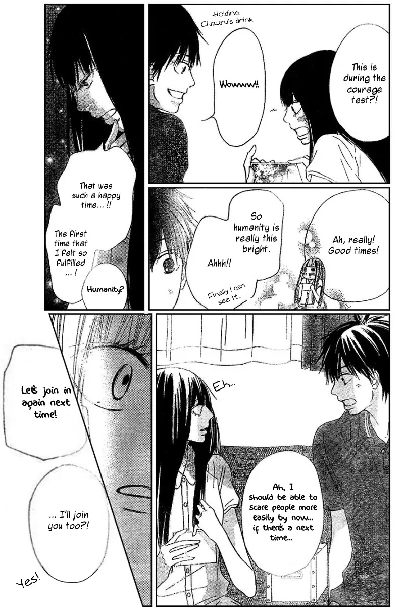 Kimi ni Todoke Chapter 52 page 22 - Chapter 52 : The Two of Them Slowly Walked Down The Road Together