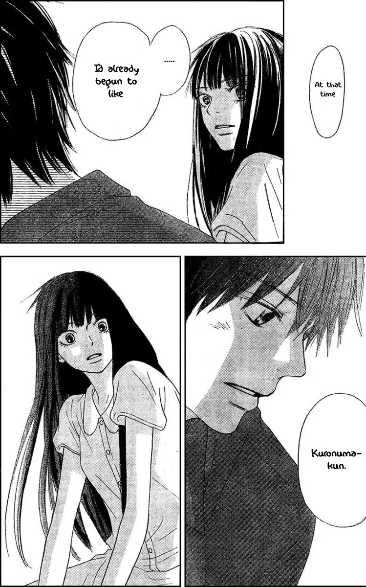 Kimi ni Todoke Chapter 52 page 24 - Chapter 52 : The Two of Them Slowly Walked Down The Road Together