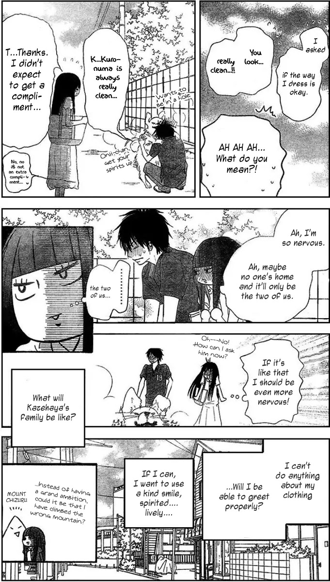 Kimi ni Todoke Chapter 52 page 7 - Chapter 52 : The Two of Them Slowly Walked Down The Road Together