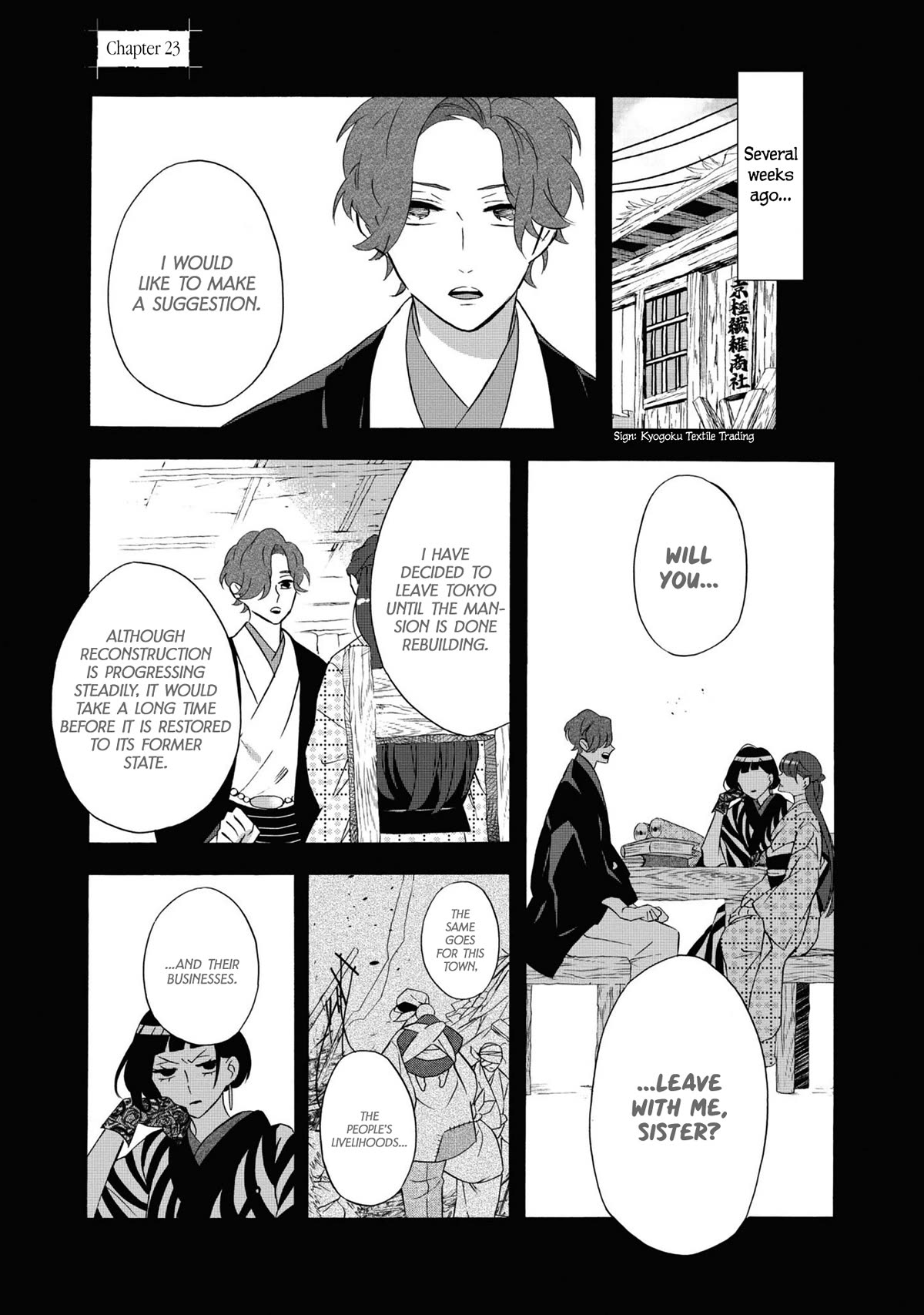 Kimi no Koe Chapter 23 page 1 - Chapter 23: Farewell, My Dearest