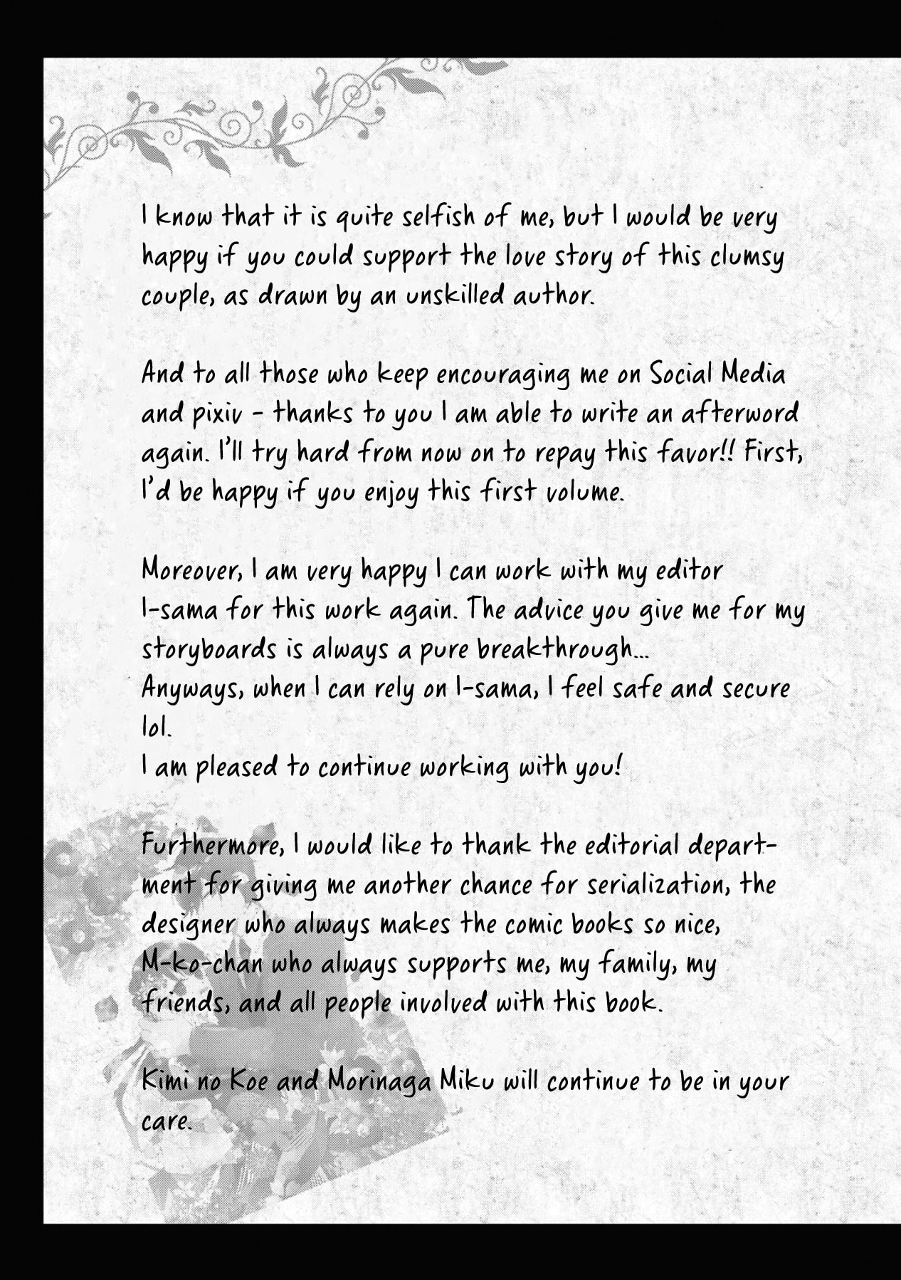 Kimi no Koe Chapter 5.5 page 6 - Chapter 5.5: Extra Chapter