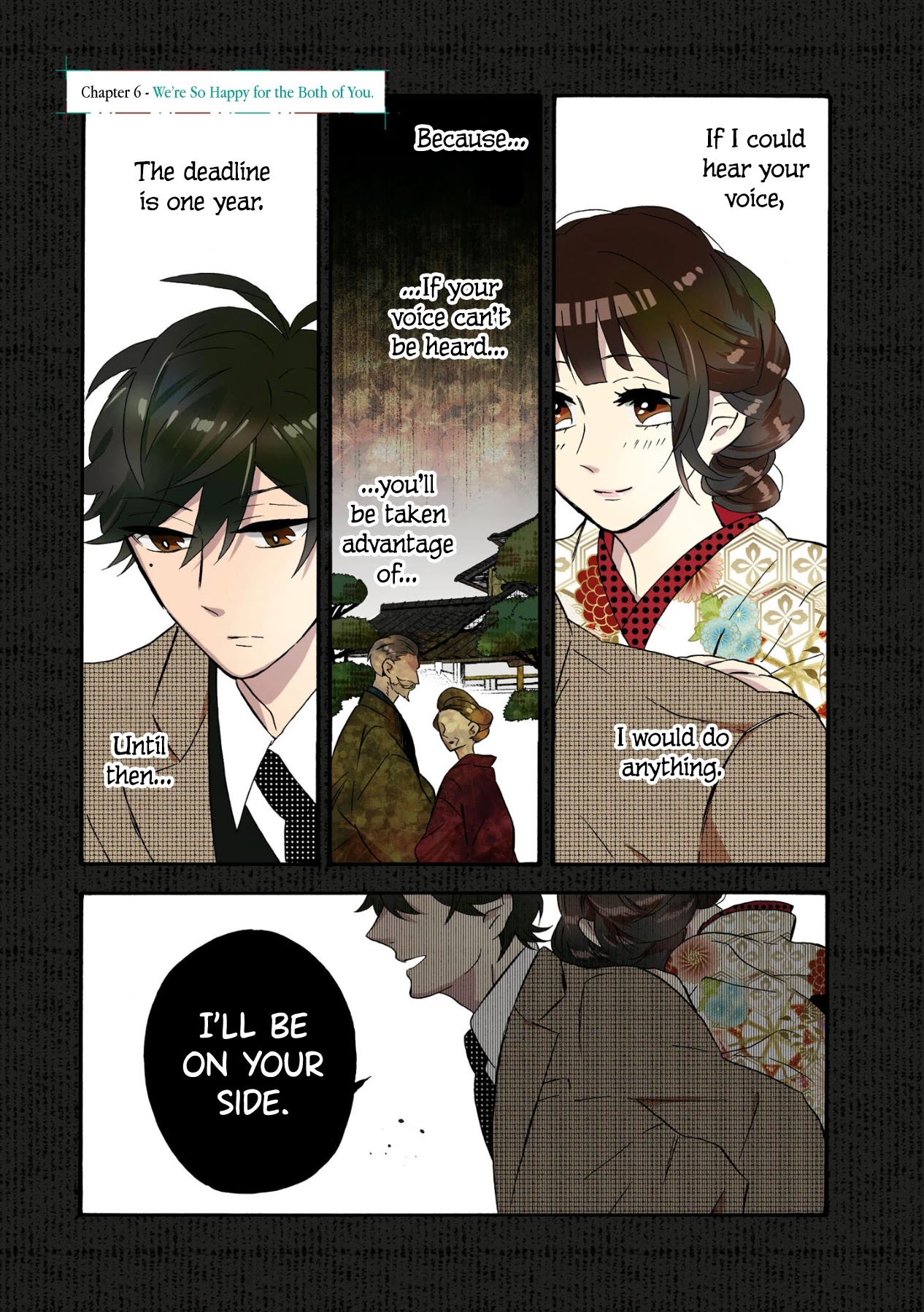 Kimi no Koe Chapter 6 page 3 - Chapter 6: We're So Happy for the Both of You