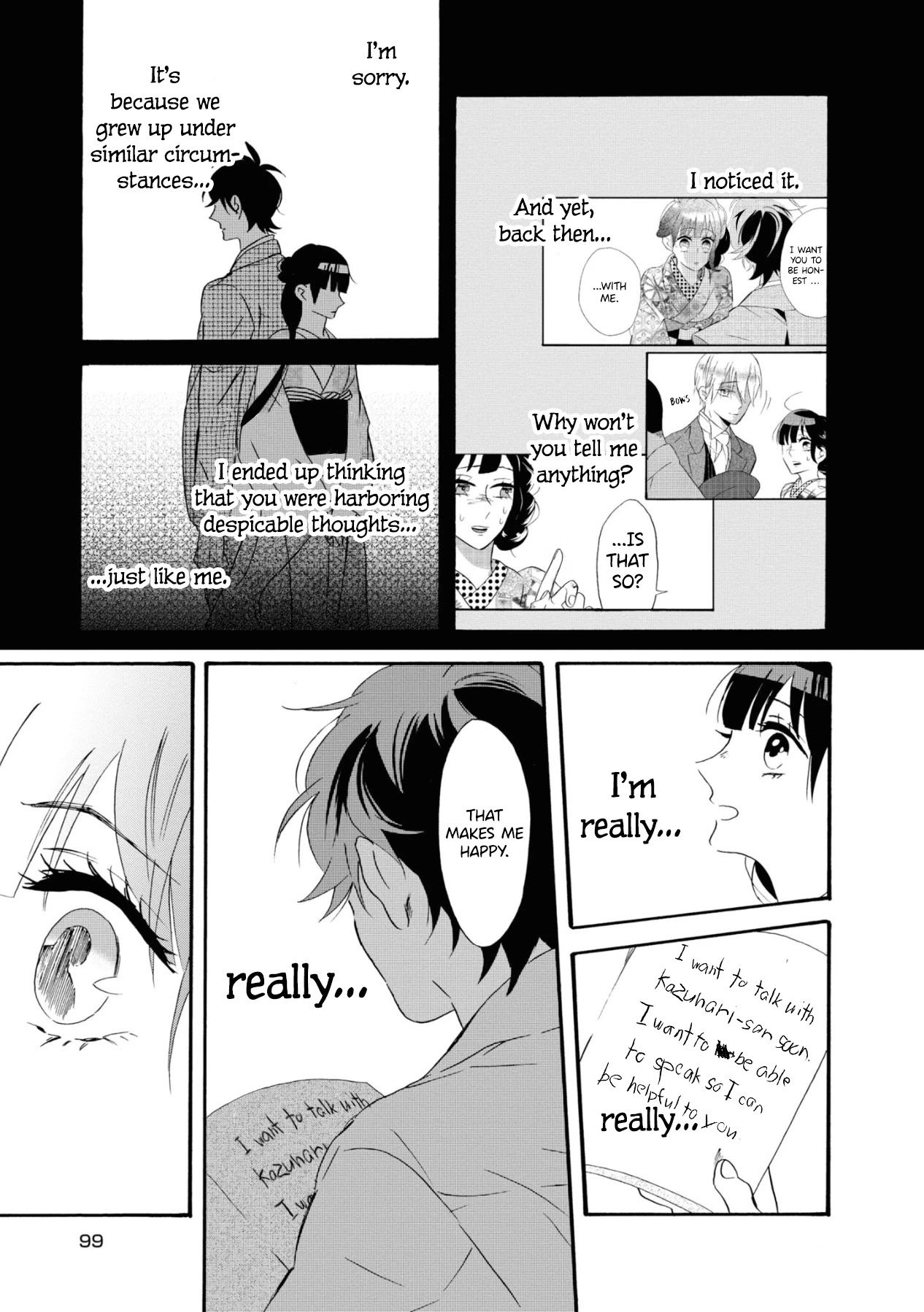 Kimi no Koe Chapter 8 page 29 - Chapter 8: Ah, If It's For That Person's Sake
