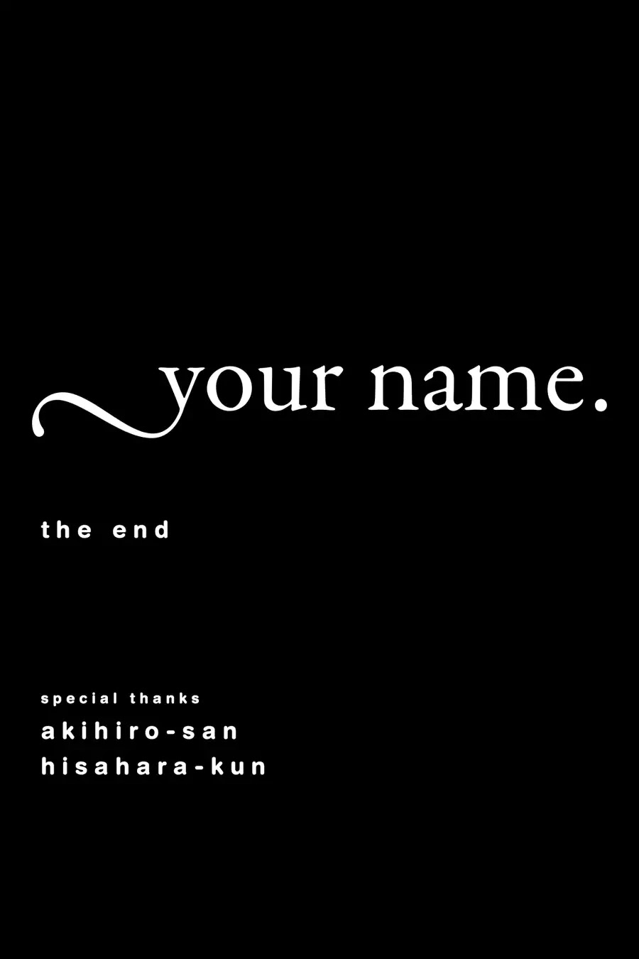 Kimi no Na wa. Chapter 9 page 46 - Chapter 9 [END]