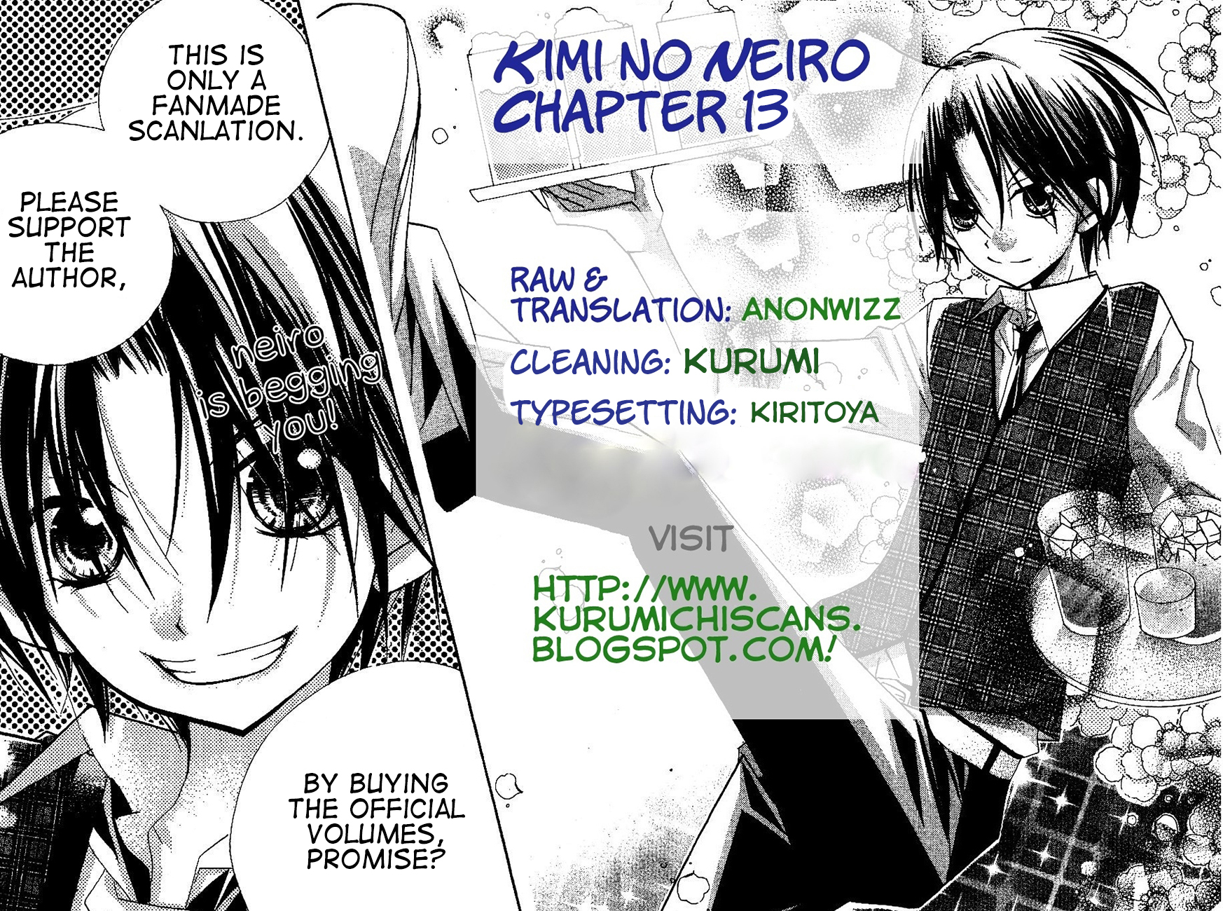 Kimi no Neiro Chapter 13 page 36 - Chapter 13