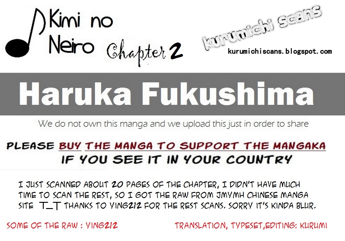 Kimi no Neiro Chapter 2 page 3 - Chapter 2