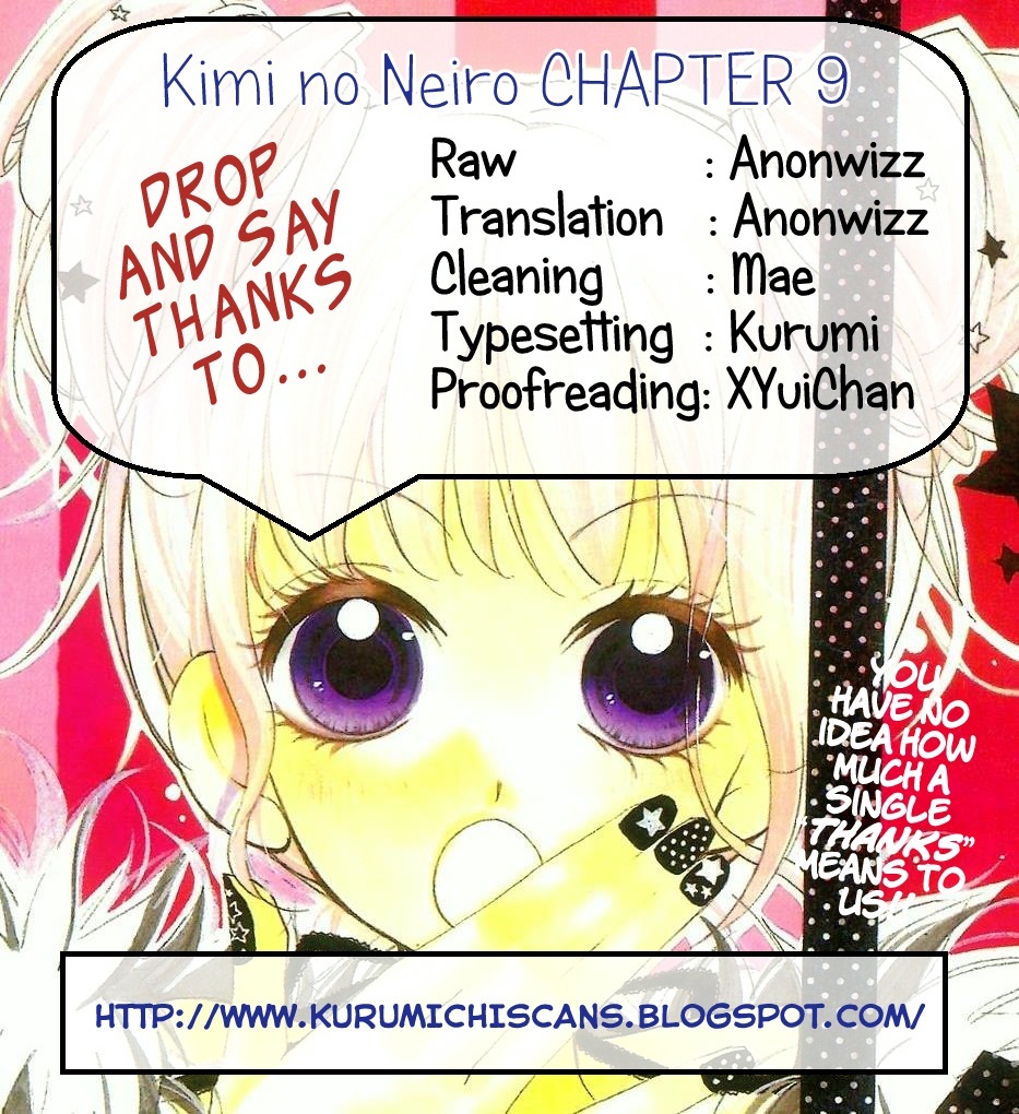 Kimi no Neiro Chapter 9 page 37 - Chapter 9