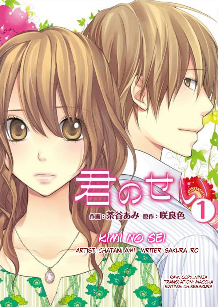 Kimi no Sei Chapter 1 page 1 - Chapter 1: The Encounter