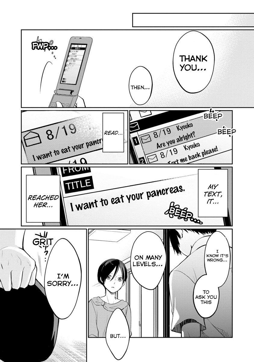 Kimi no Suizou wo Tabetai Chapter 9 page 52 - Chapter 9: Infirmity Novel