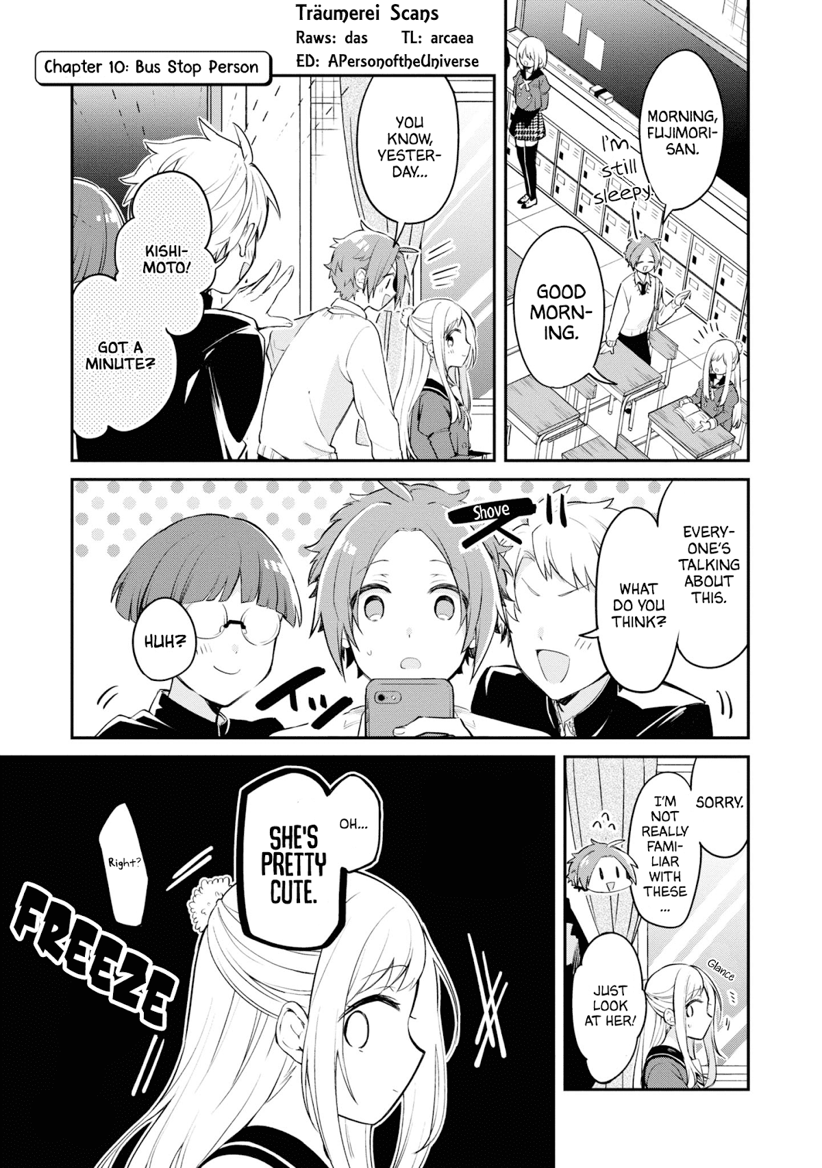 Kimi no Yokogao shika Mirenai Chapter 10 page 1 - Chapter 10: Bus Stop Person