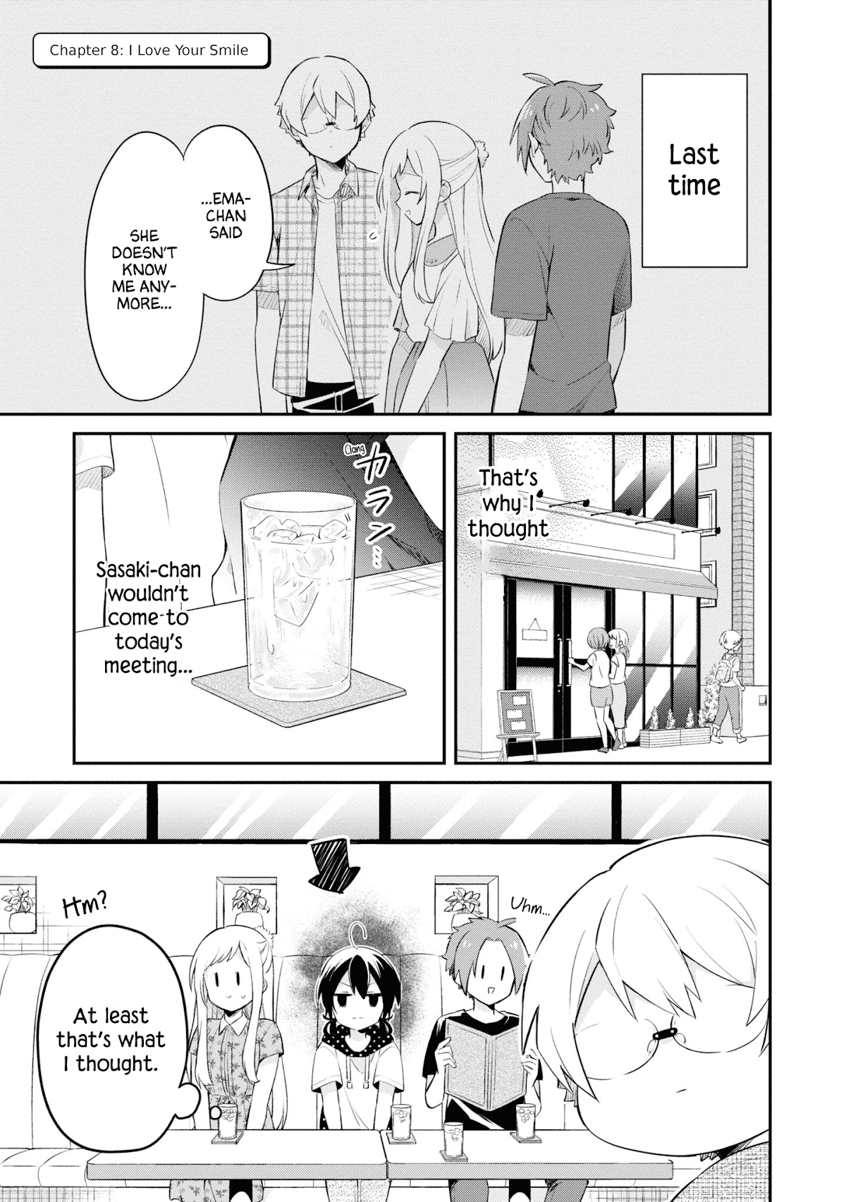 Kimi no Yokogao shika Mirenai Chapter 8 page 1 - Chapter 8: I Love Your Smile