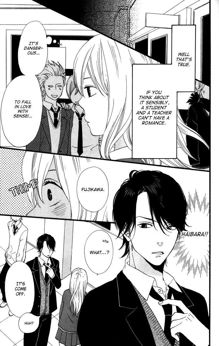 Kimi o Chuushin ni Sekai wa Mawaru Chapter 1 page 26 - Chapter 1: Sensei