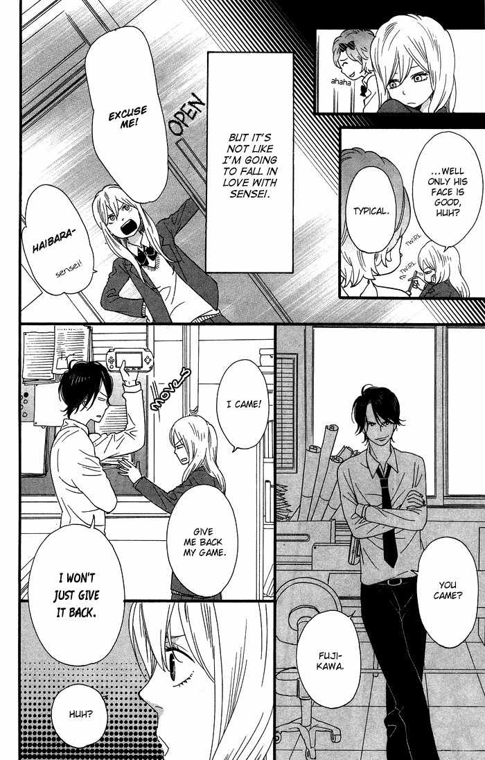 Kimi o Chuushin ni Sekai wa Mawaru Chapter 1 page 9 - Chapter 1: Sensei