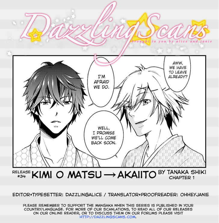 Kimi o Matsu -> Akaiito Chapter 1 page 40 - Chapter 1