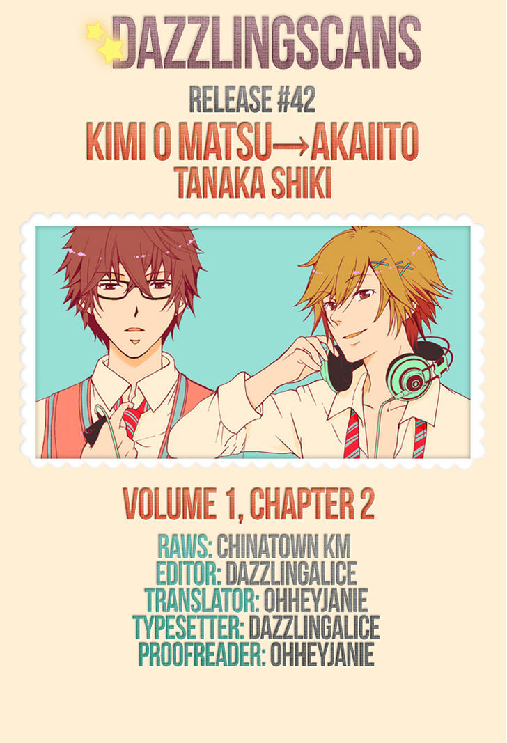 Kimi o Matsu -> Akaiito Chapter 2 page 1 - Chapter 2