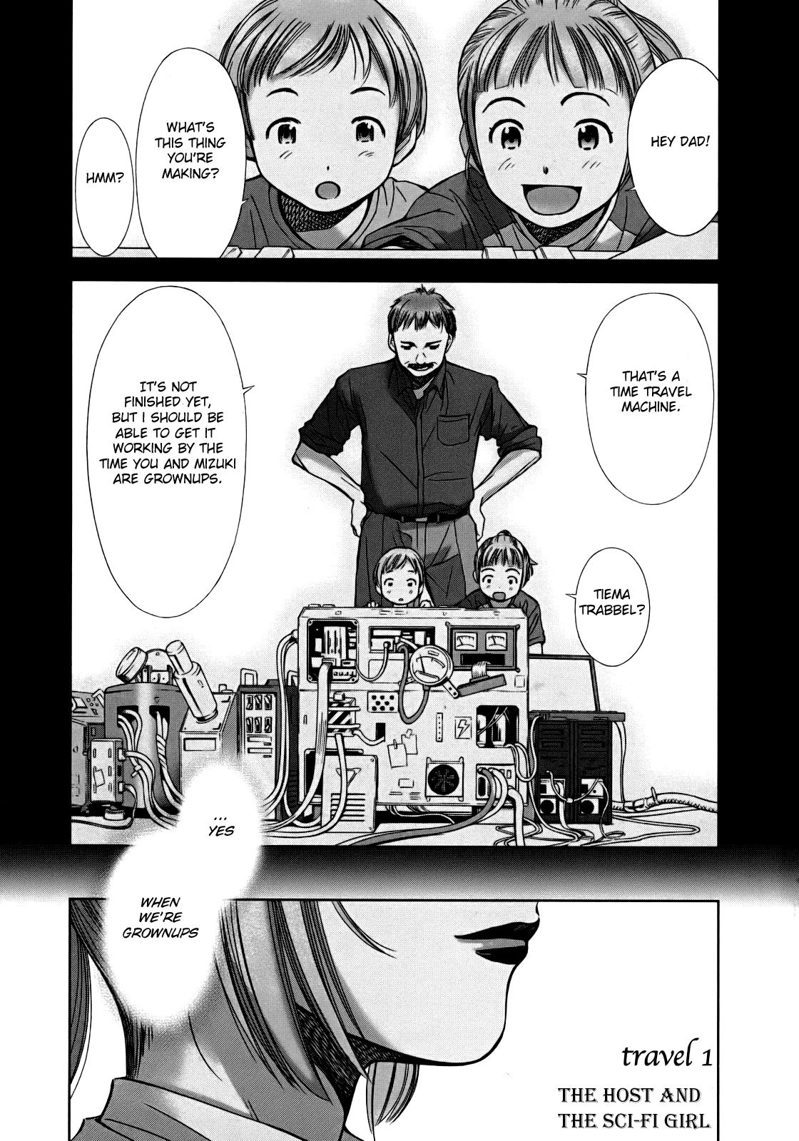 Kimi to Boku no Ashiato - Time Travel Kasuga Kenkyuusho Chapter 1 page 7 - Chapter 1: The Host and the Sci-fi Girl