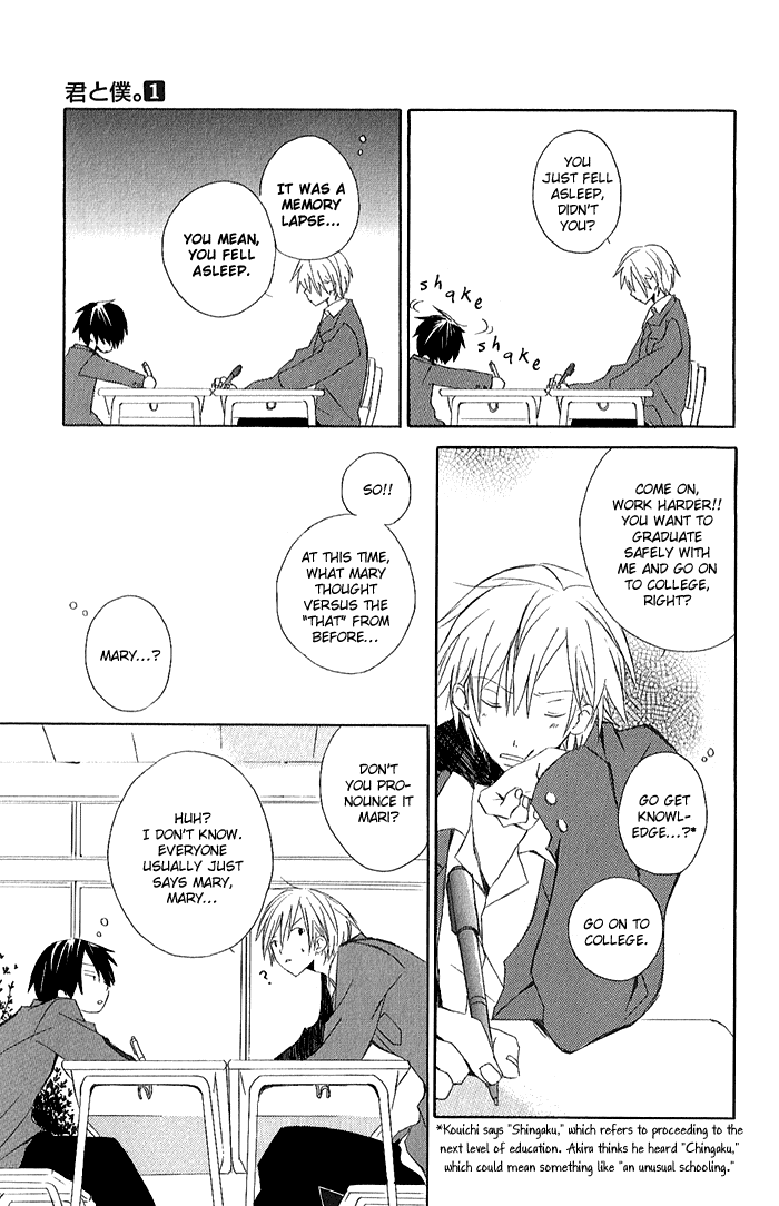 Kimi to Boku Chapter 1 page 35 - Chapter 1