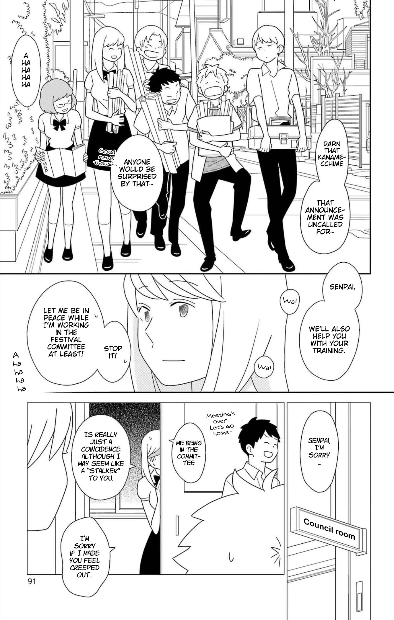 Kimi to Boku Chapter 79 page 10 - Chapter 79: triangle