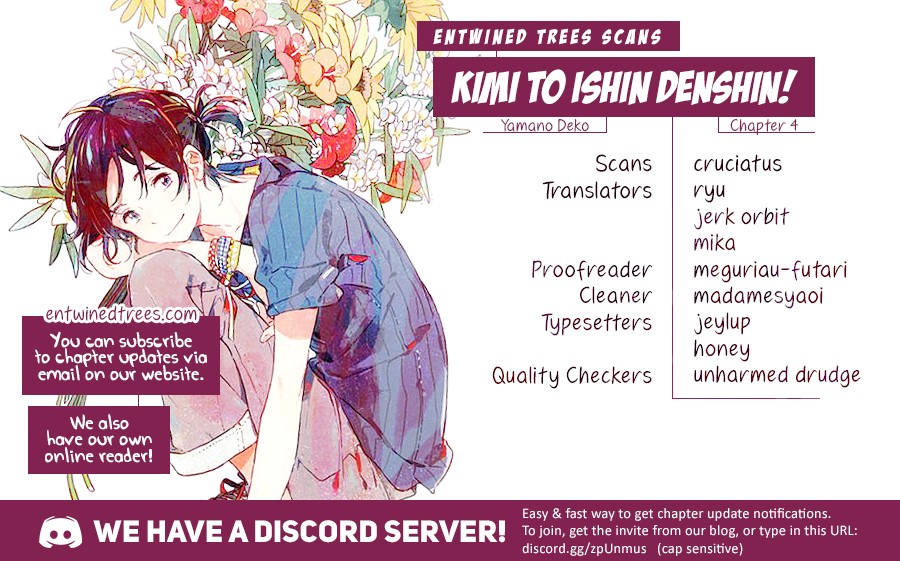 Kimi to Ishin Denshin! Chapter 4 page 36 - Chapter 4