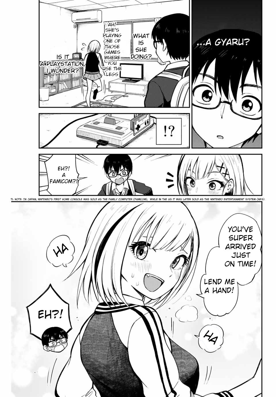 Kimi to Pico-Pico Chapter 1 page 3 - Chapter 1: The Video Games Club's Gyaru