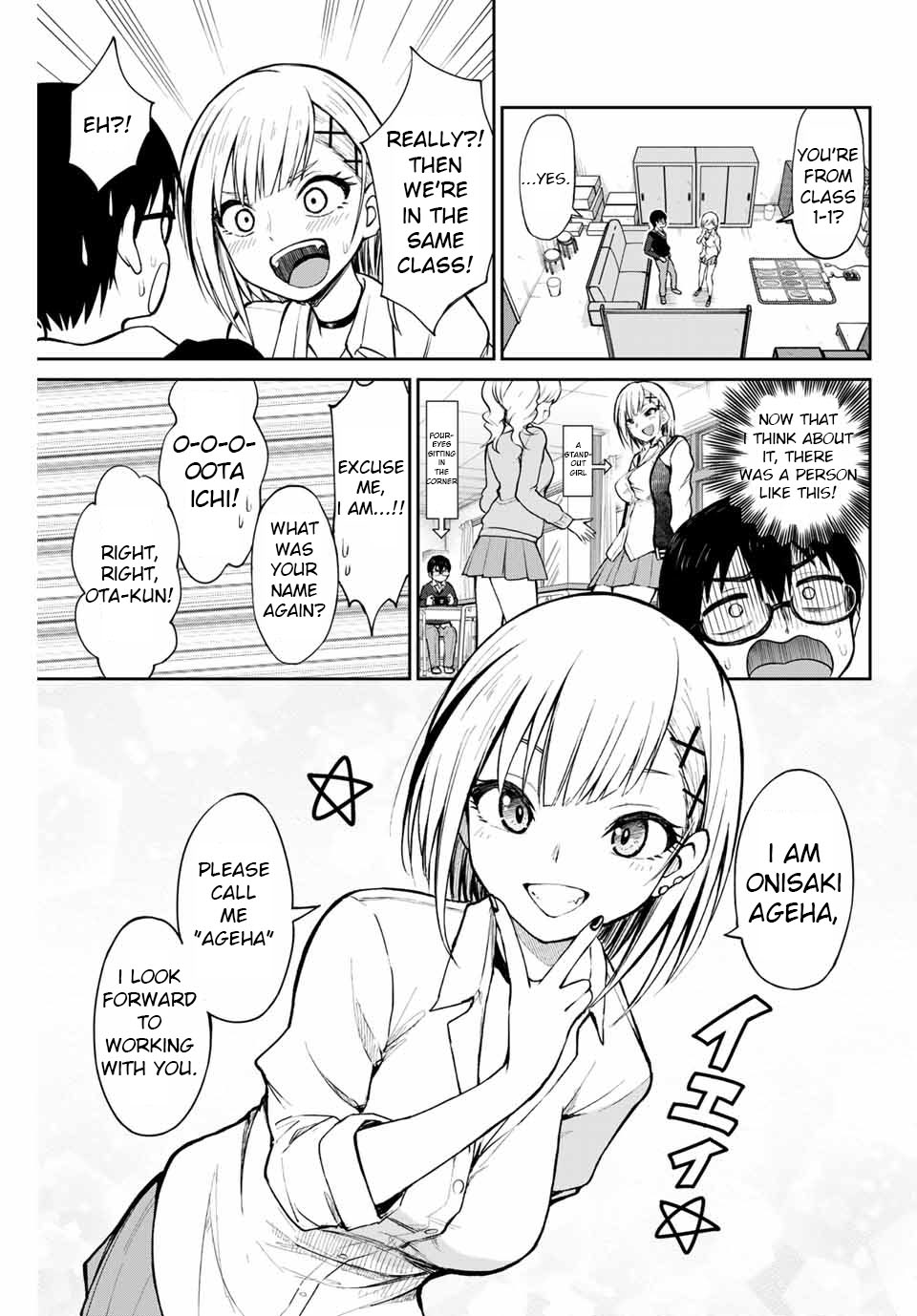 Kimi to Pico-Pico Chapter 1 page 9 - Chapter 1: The Video Games Club's Gyaru