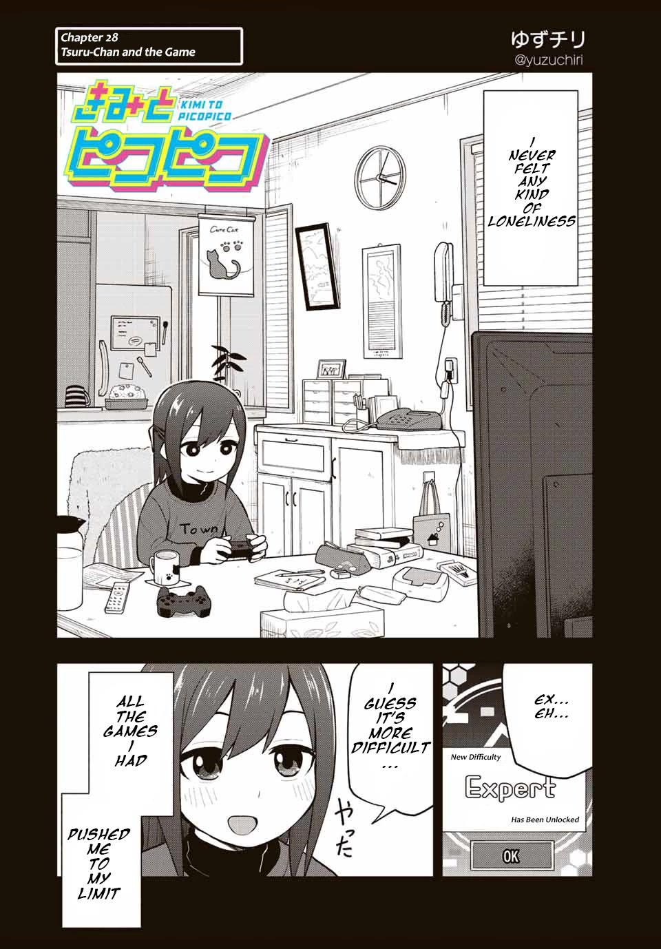Kimi to Pico-Pico Chapter 28 page 2 - Chapter 28: Tsuru-Chan and the Game