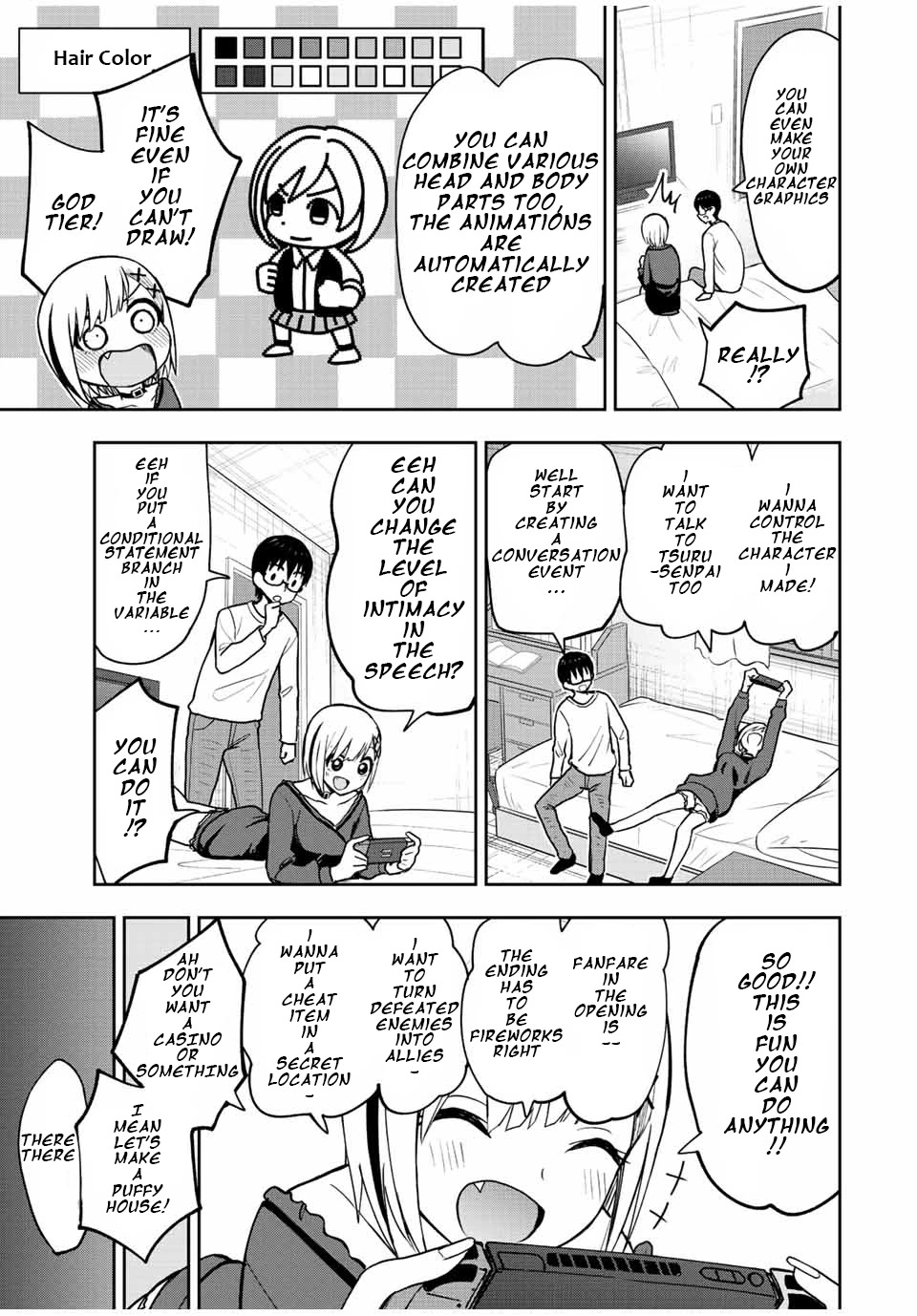Kimi to Pico-Pico Chapter 43 page 9 - Chapter 43: RPGTool