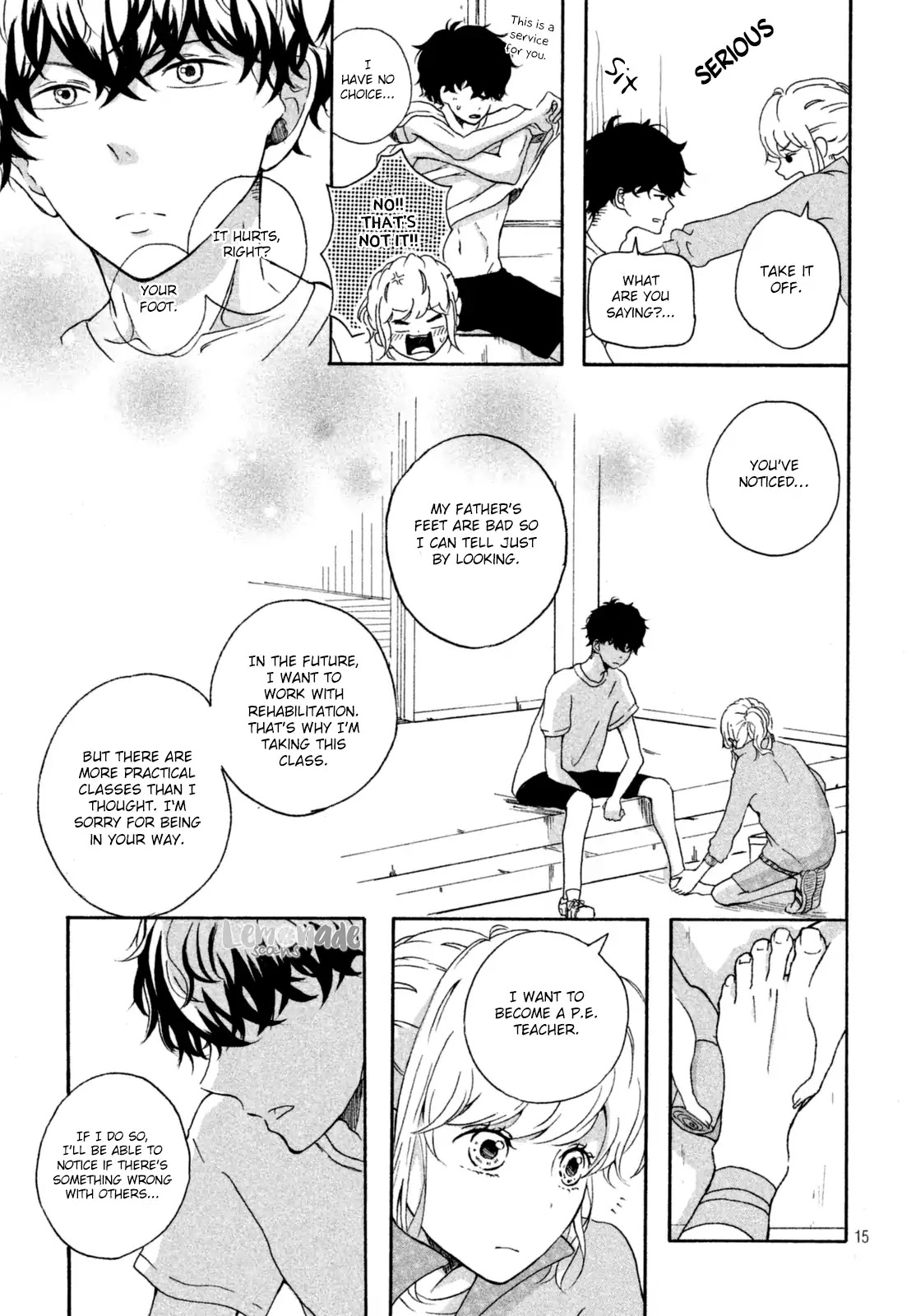 Kimi to Watashii no Taiiku no Jikan Chapter 0 page 16 - Chapter 0: Oneshot