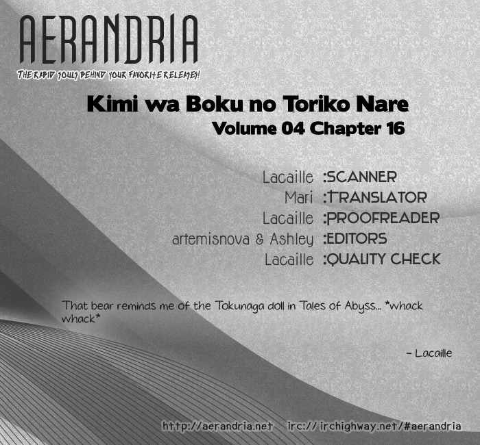 Kimi wa Boku no Toriko Nare Chapter 16 page 39 - Chapter 16