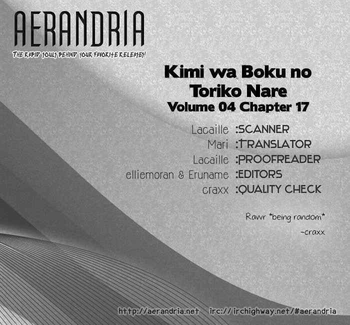 Kimi wa Boku no Toriko Nare Chapter 17 page 25 - Chapter 17