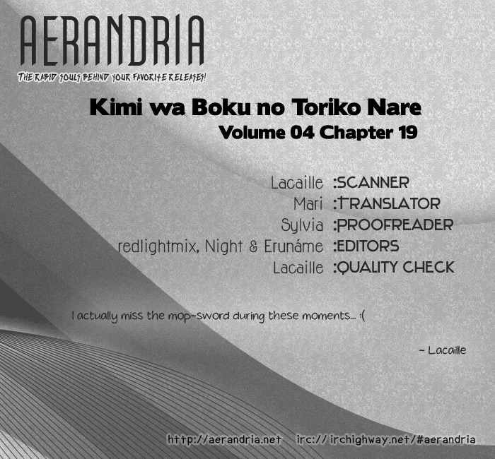 Kimi wa Boku no Toriko Nare Chapter 19 page 31 - Chapter 19